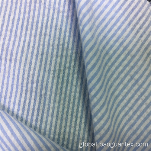 Pure Cotton Yarn Dyed Stripe Poplin Fabric